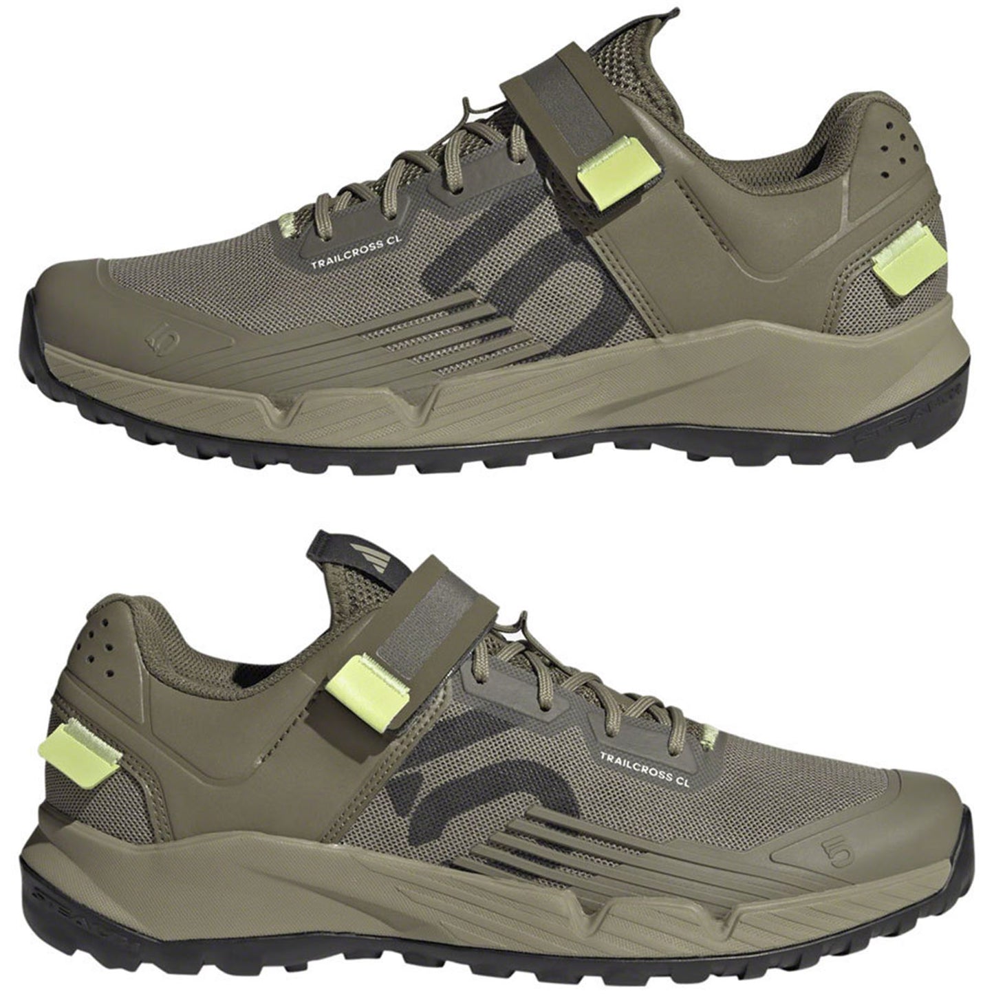 Five Ten Men's Trailcross Mountain Clipless Shoes - Green/Carbon/Black - 7 [MPN: HP9927-7]_1405857