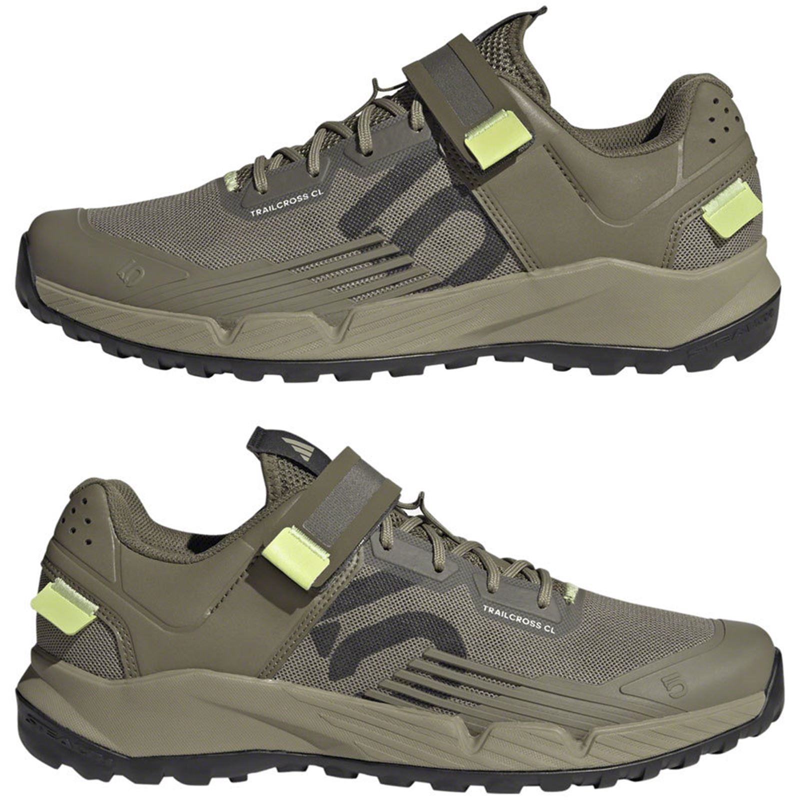 Five Ten Men's Trailcross Mountain Clipless Shoes - Green/Carbon/Black - 7 [MPN: HP9927-7]_1405857