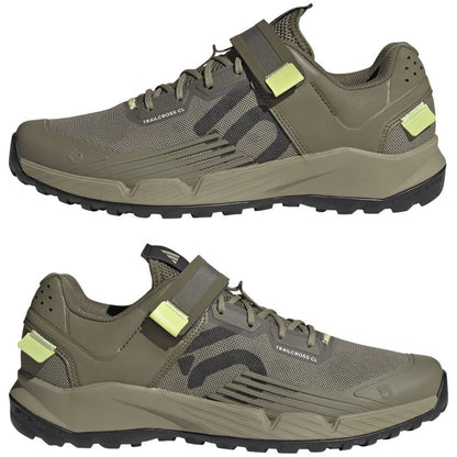 Five Ten Men's Trailcross Mountain Clipless Shoes - Green/Carbon/Black - 7 [MPN: HP9927-7]_1405857