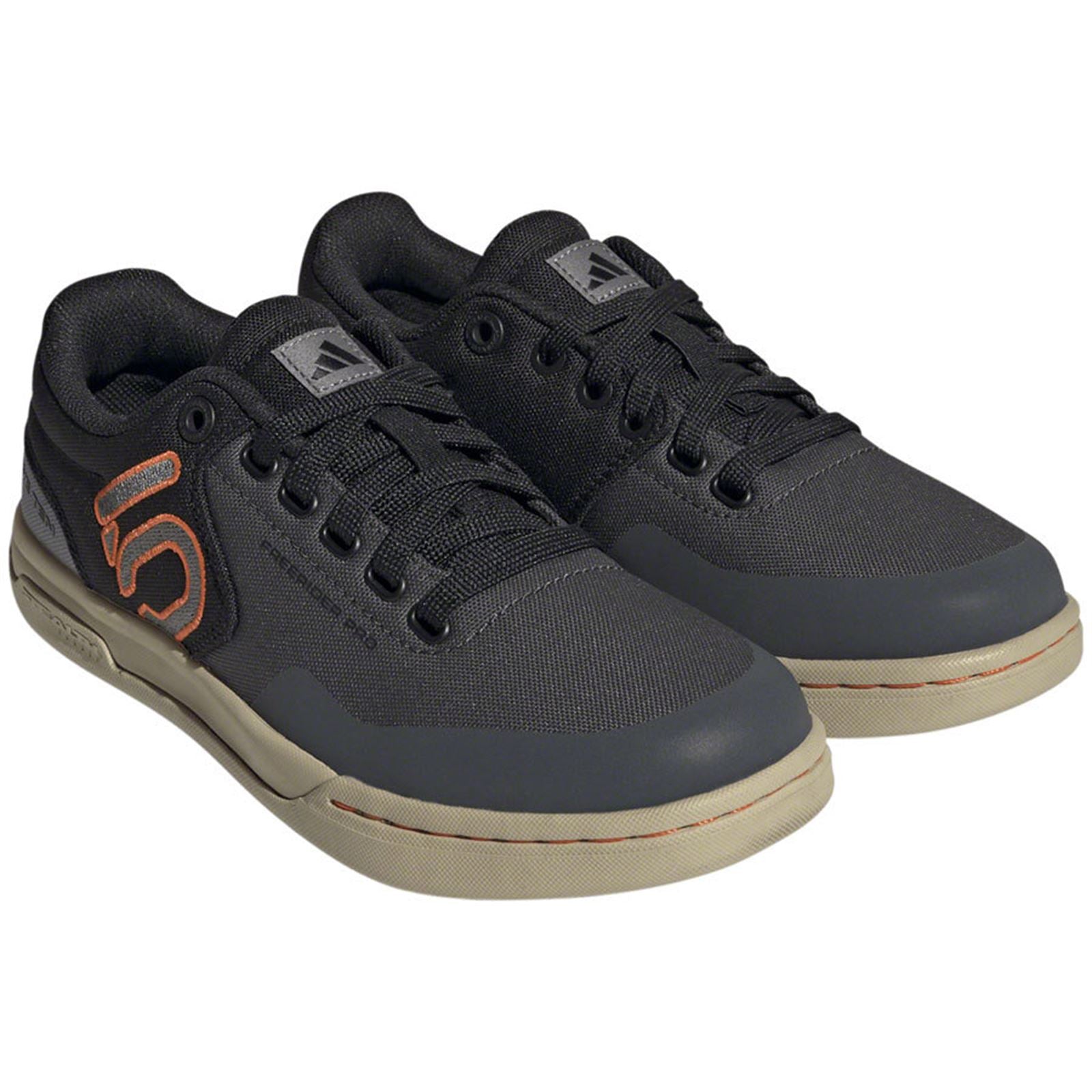 Five Ten Women's Freerider Pro Canvas Flat Shoes - Gray/Orange_1407033