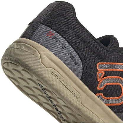 Five Ten Women's Freerider Pro Canvas Flat Shoes - Gray/Orange_1407038