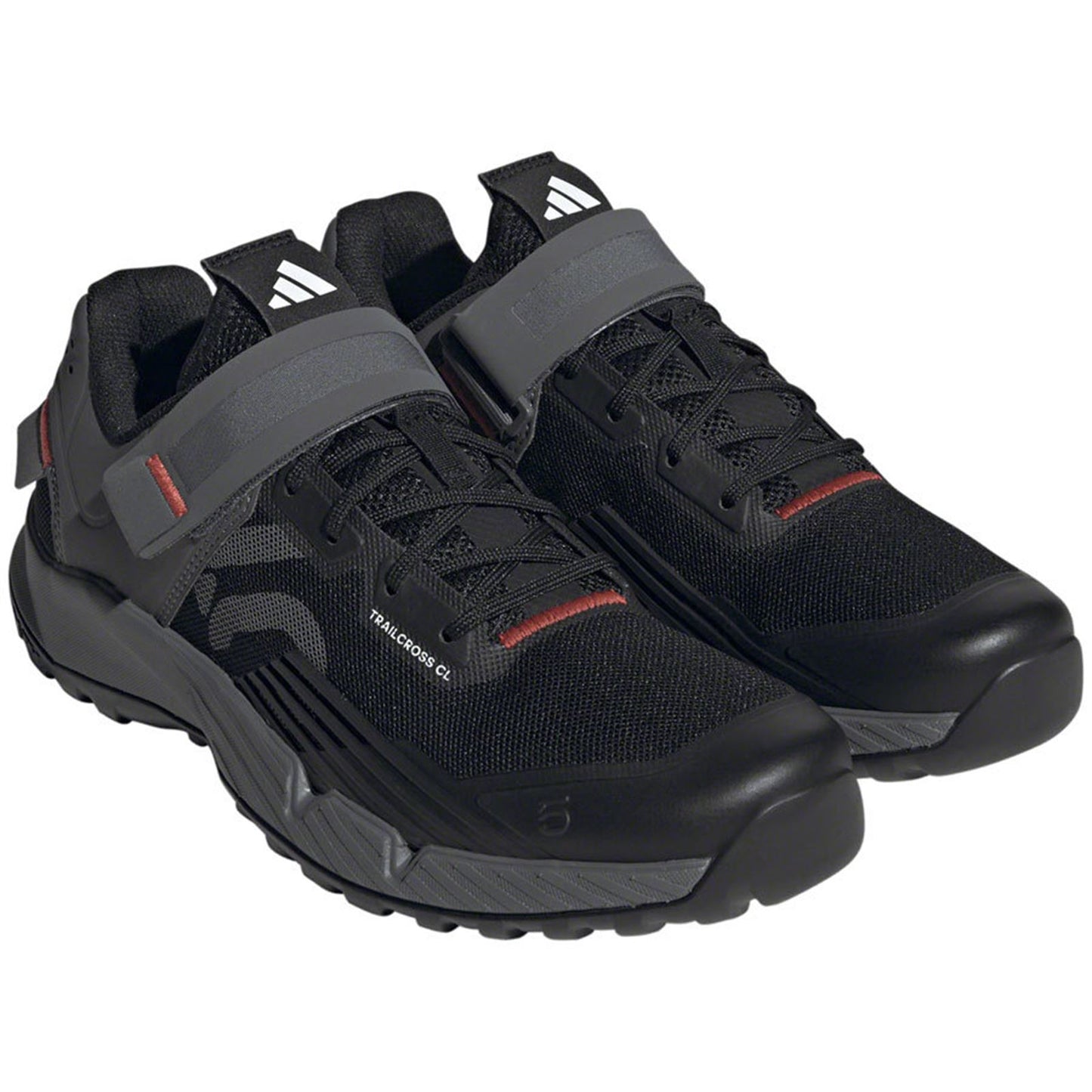 Five Ten Women's Trailcross Mountain Clipless Shoes - Black/Gray/Red_1406329
