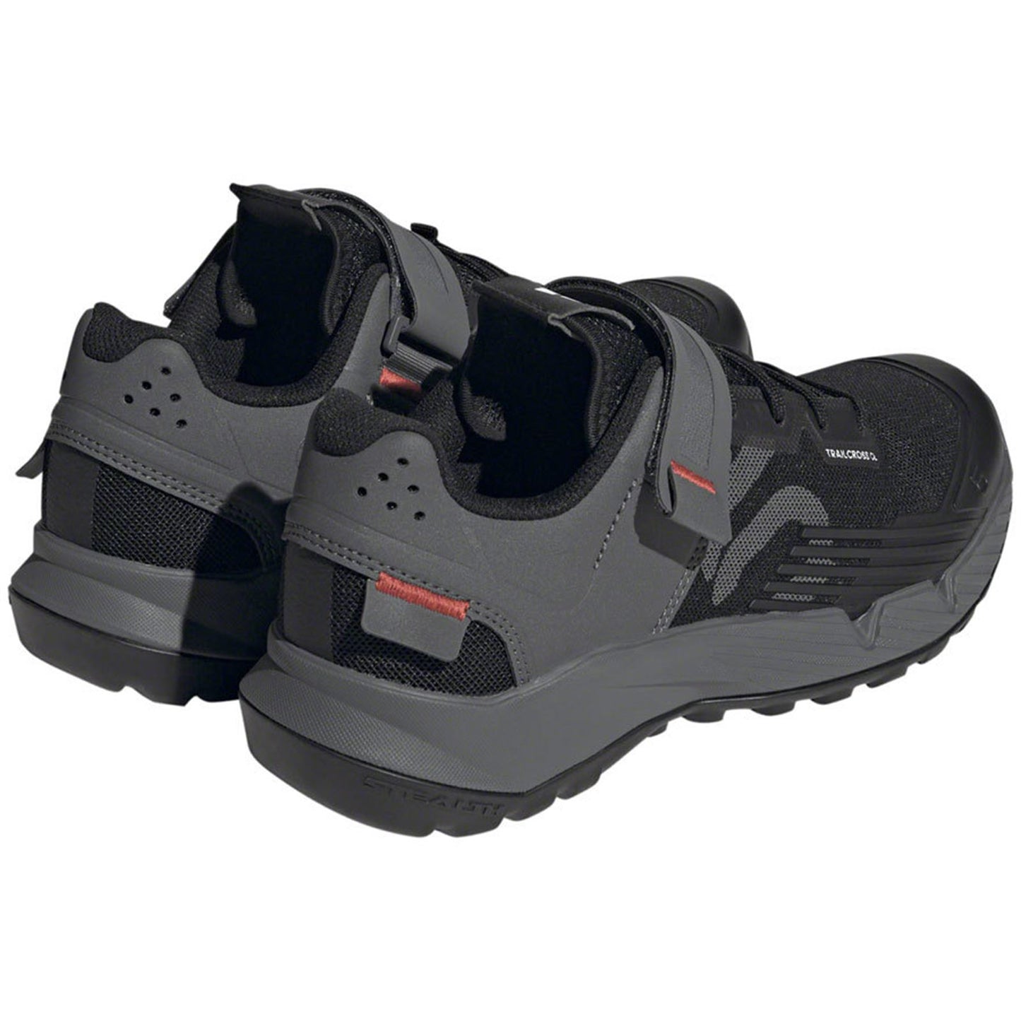 Five Ten Women's Trailcross Mountain Clipless Shoes - Black/Gray/Red_1406330