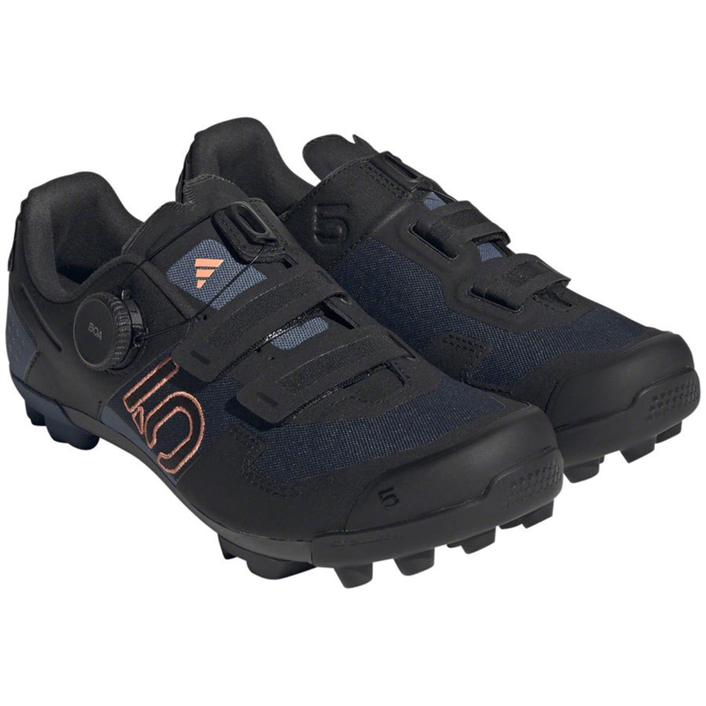 Five Ten Women's Kestrel BOA Mountain Clipless Shoes - Black/Coral Fusion_1408028