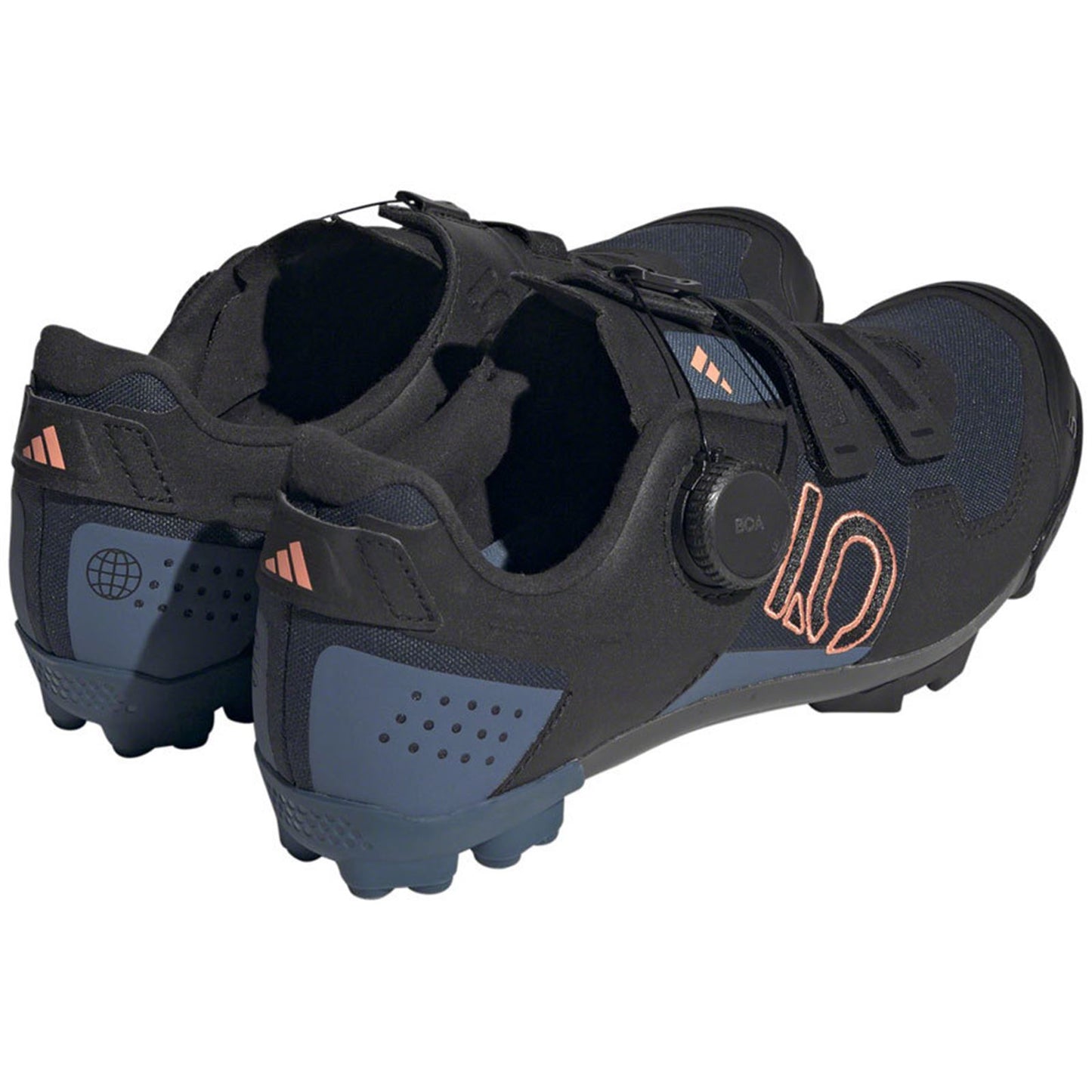 Five Ten Women's Kestrel BOA Mountain Clipless Shoes - Black/Coral Fusion_1408029