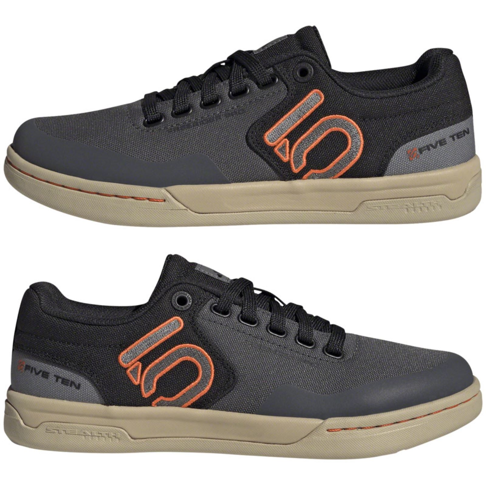 Five Ten Freerider Pro Canvas Flat Women's Shoes - Gray/Orange_1424586