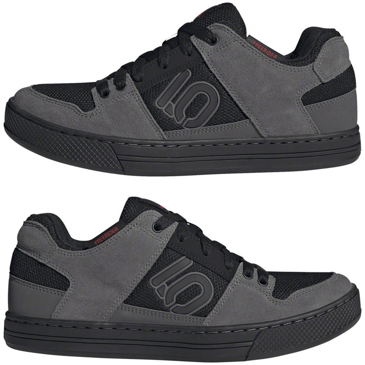 Five Ten Men's Freerider Flat Shoes - Gray/Black_1406424