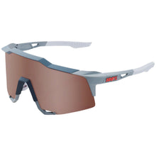 100% Speedcraft Sunglasses - Soft Tact Gray - Hiper Silver Mirror Lens 60007-00002_1417250