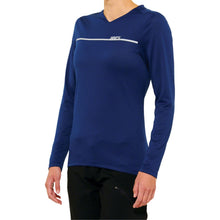 100% Women's Ridecamp Jersey - Short Sleeve - Navy Blue_1420593