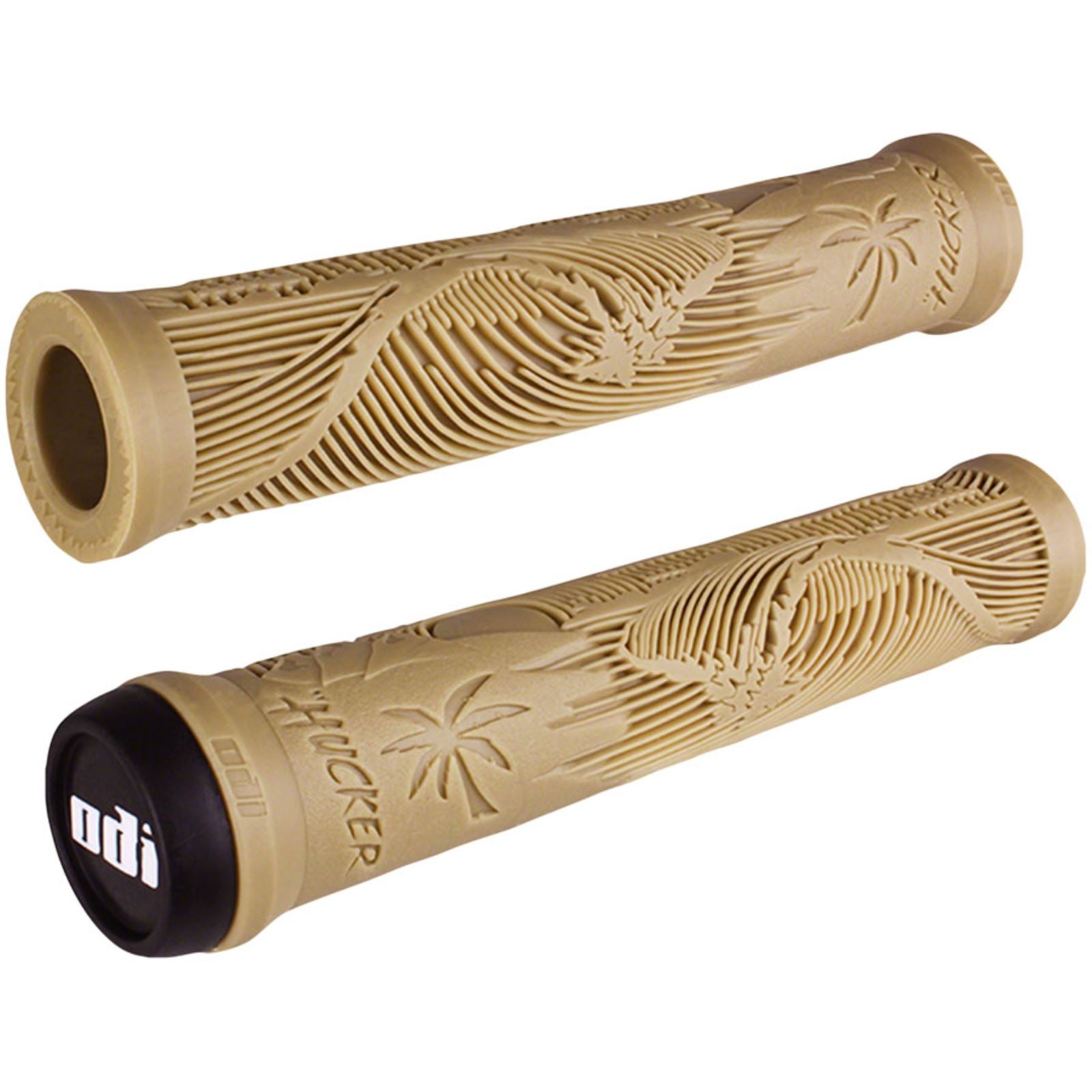 ODI Hucker Grips - Sand, Flangeless [MPN: F01HCT]_1419850