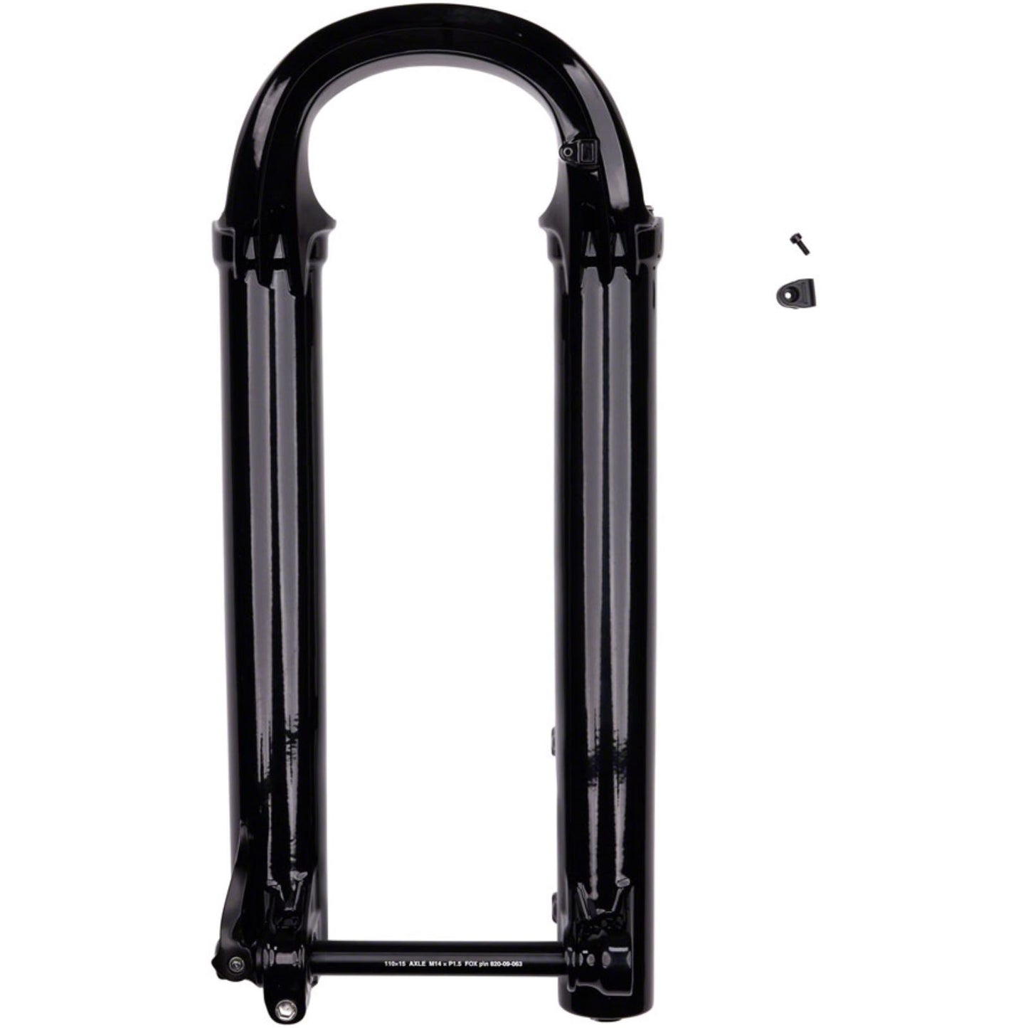 Fox Factory Lower Leg Assembly - 38 27.5in 180 MAX - 15x110 QR - Shiny Black 820-20-030-KIT_1417840
