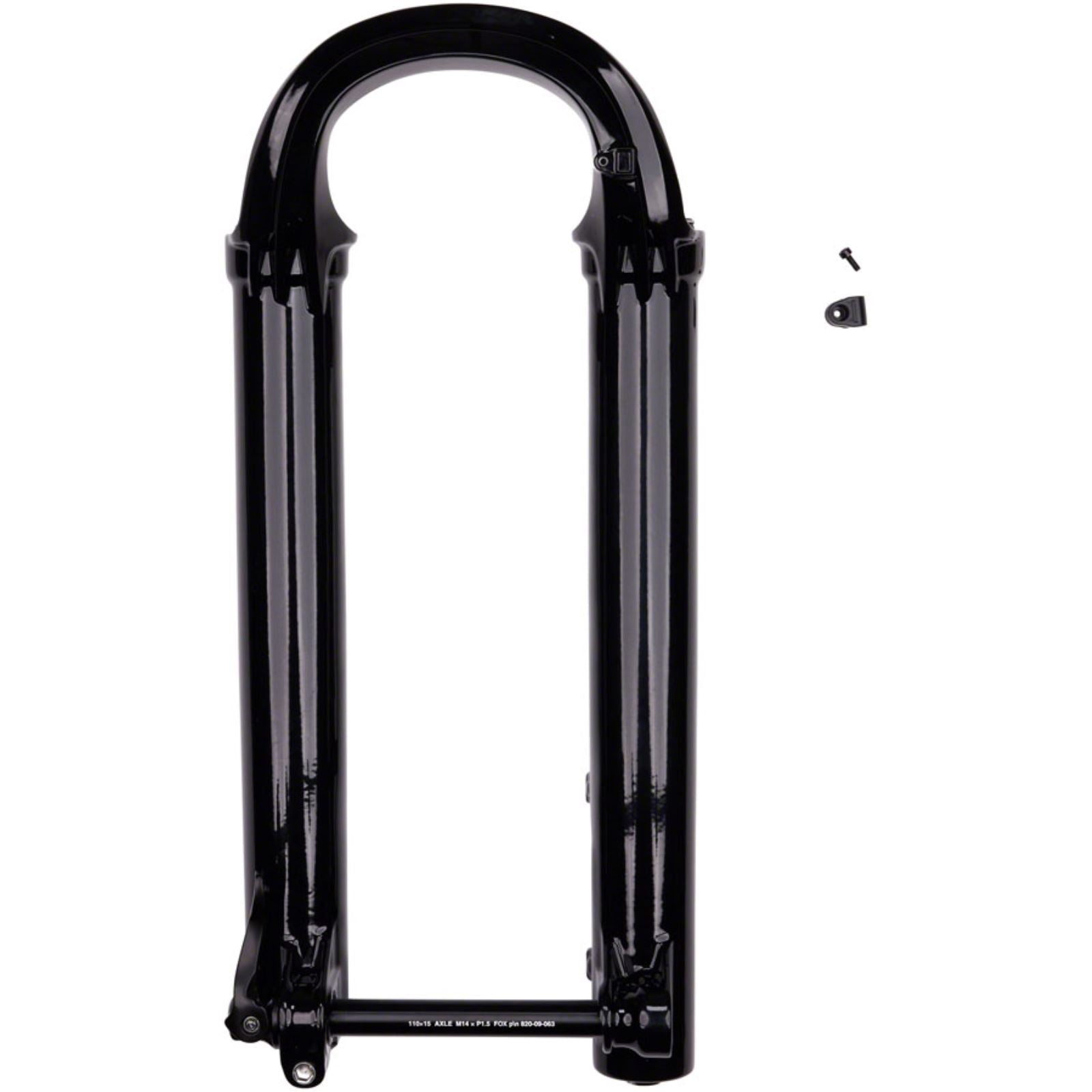 Fox Factory Lower Leg Assembly - 38 27.5in 180 MAX - 15x110 QR - Shiny Black 820-20-030-KIT_1417840