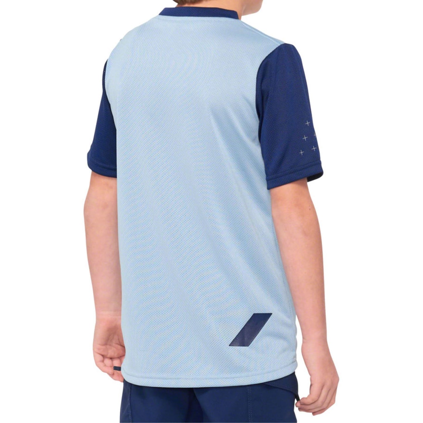100% Youth Ridecamp Jersey - Blue/Navy - Short Sleeve_1420660