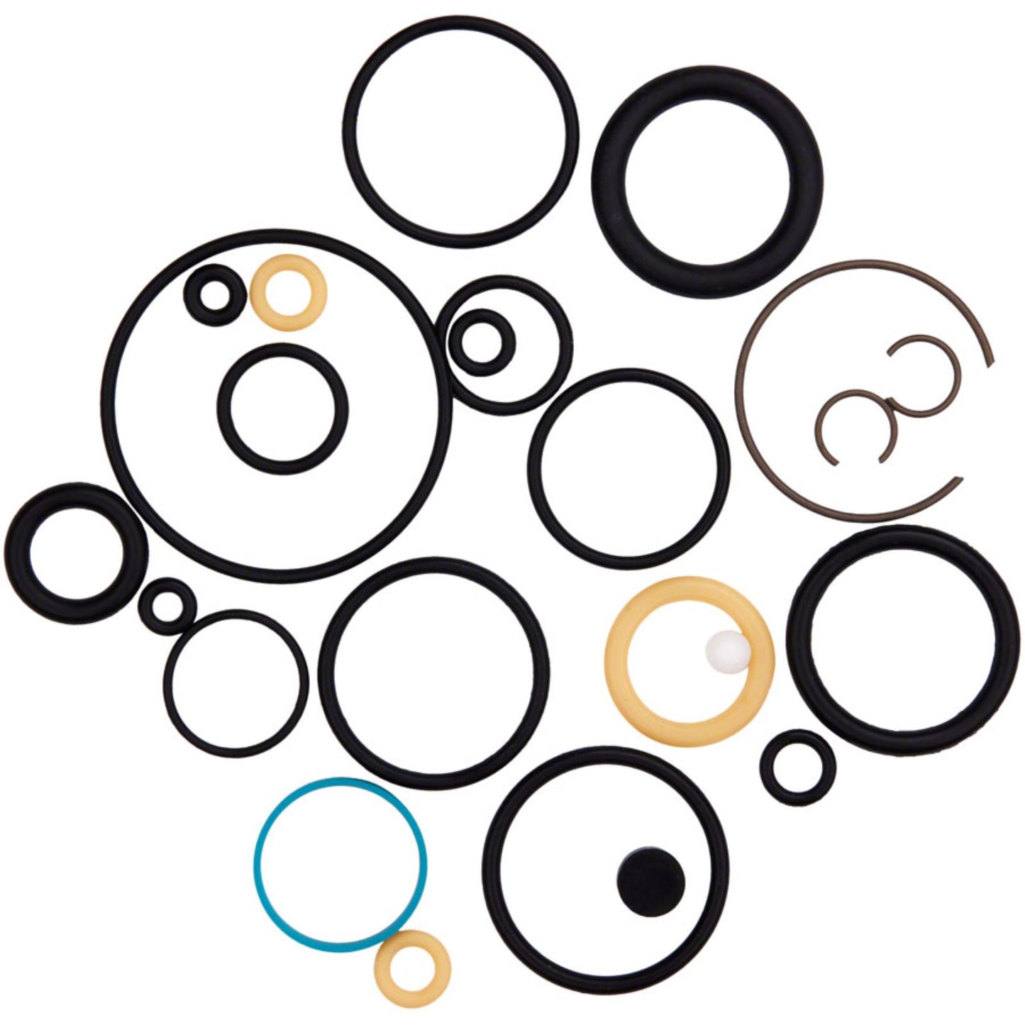 Fox Factory Rear Shock Seal Kit - Specialized Micro Brain Damper Rebuild '14-16 803-00-879_1422903