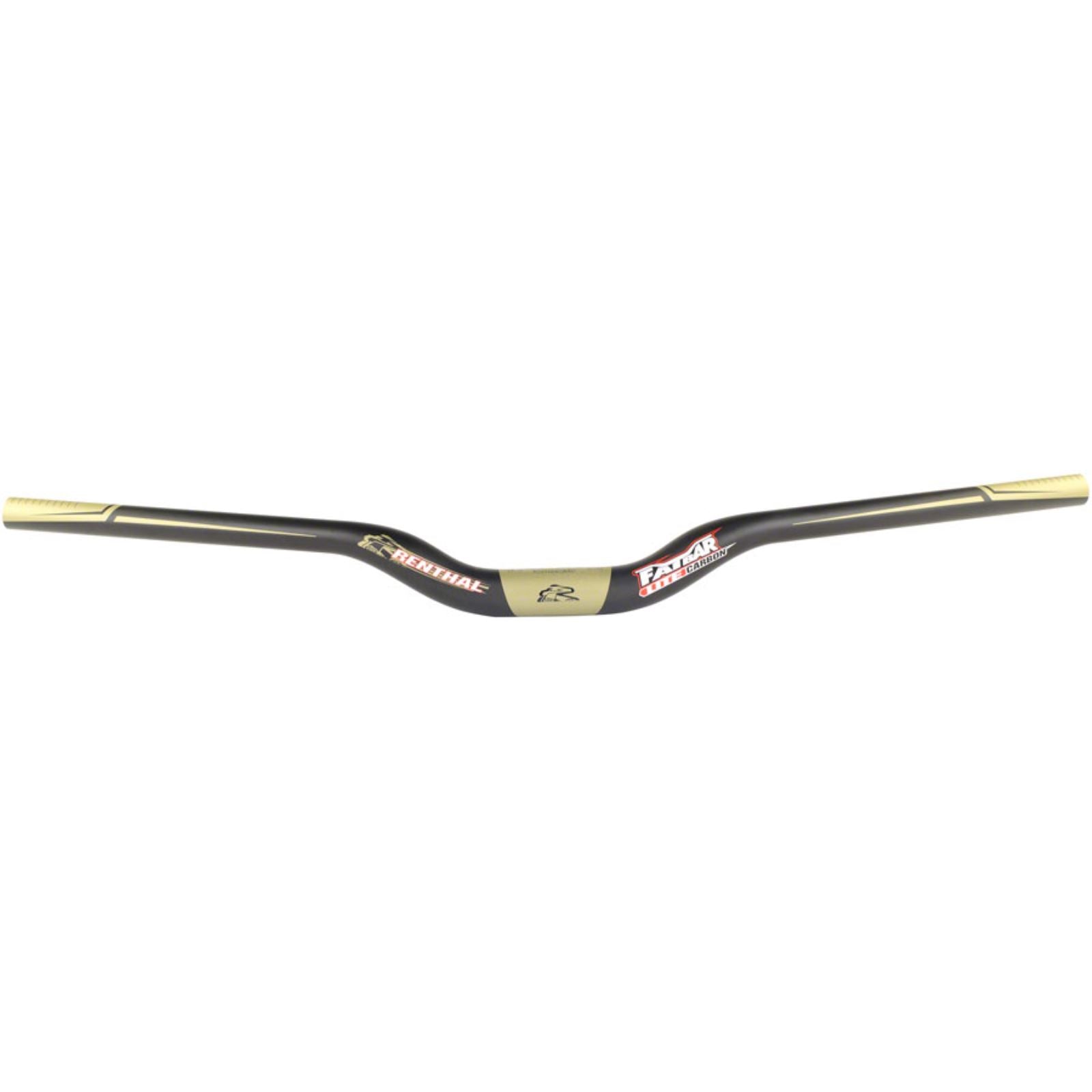 Renthal Handlebar - 40mm Rise, 31.8mm Clamp, 760mm Width, Carbon M182-01-BK_1419267