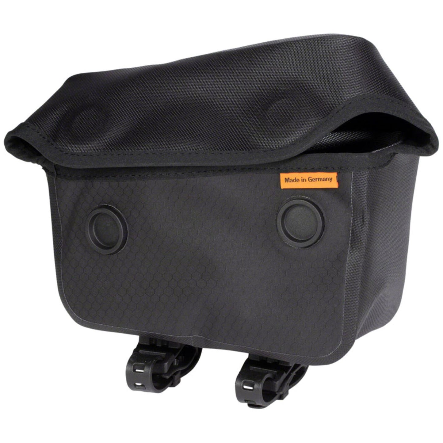 Ortlieb Fuel-Pack Top Tube Bag - Bolt/Strap-On - Black [MPN: F9963]_1414204