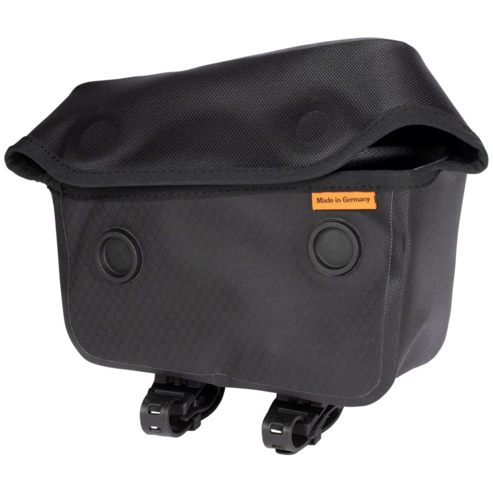Ortlieb Fuel-Pack Top Tube Bag - Bolt/Strap-On - Black [MPN: F9963]_1414204
