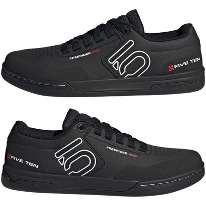 Five Ten Men's Freerider Pro Flat Shoes - Black/White_1407927
