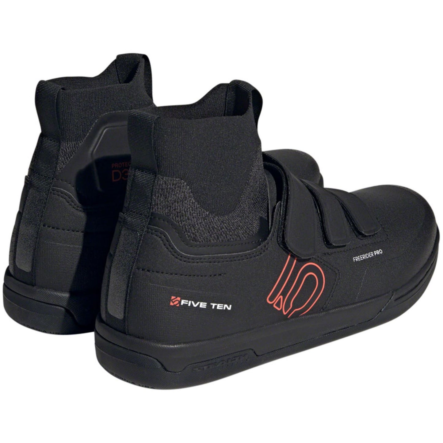 Five Ten Freerider Pro Mid VCS Flat Men's Shoes - Black/Red/Gray_1428445