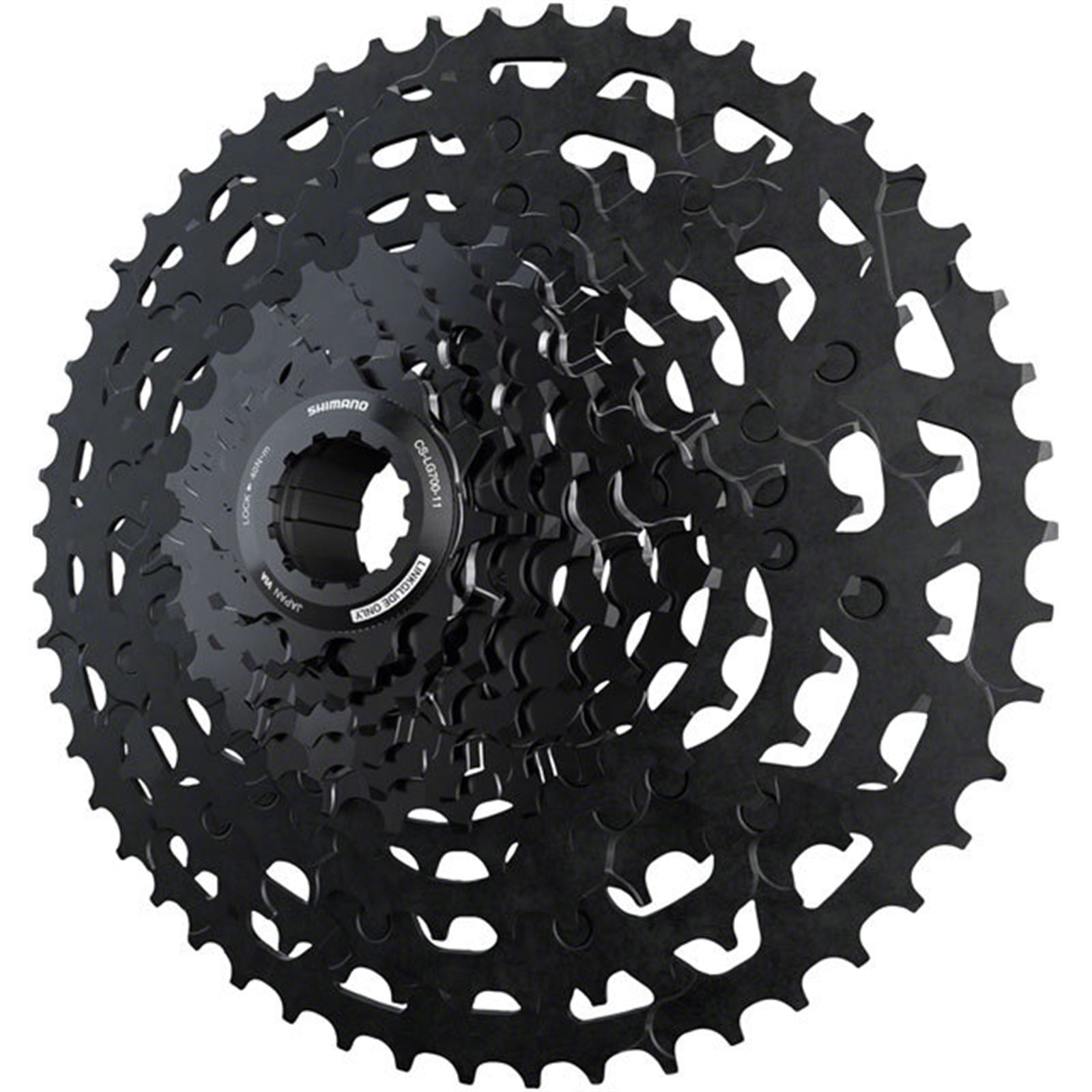Shimano Cassette - 11 Speed - 11-50t - Linkglide - Black [MPN: ICSLG70011150]_1403645