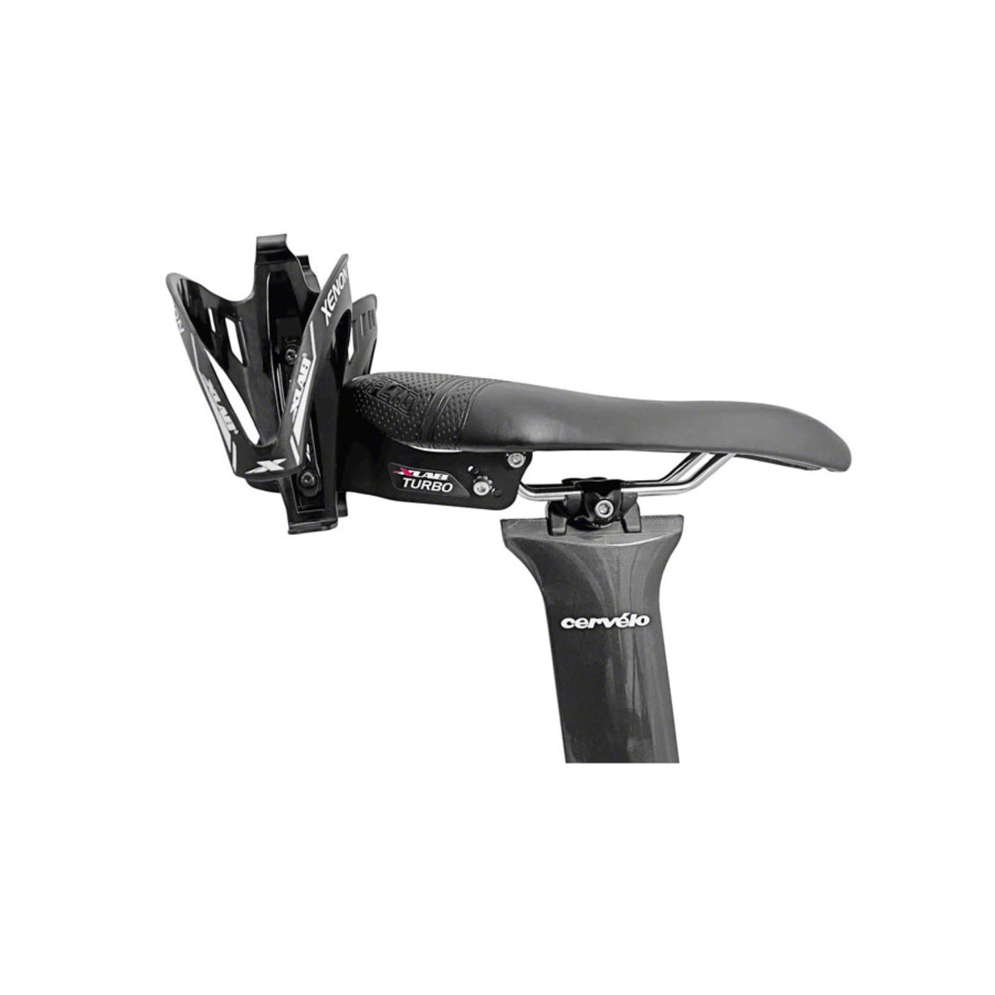 XLAB Turbo Wing with Xenon Cages Saddle Mounted Dual Water Bottle Carrier [MPN: 3035]_1437422