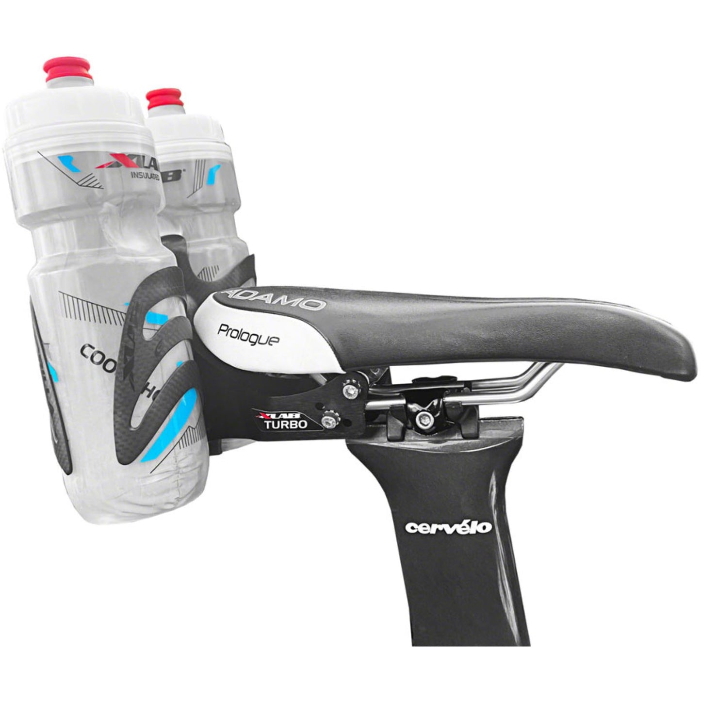 XLAB Turbo Wing with Gorilla Matte Cage Saddle Mounted Dual Water Bottle Carrier [MPN: 3037]_1437421