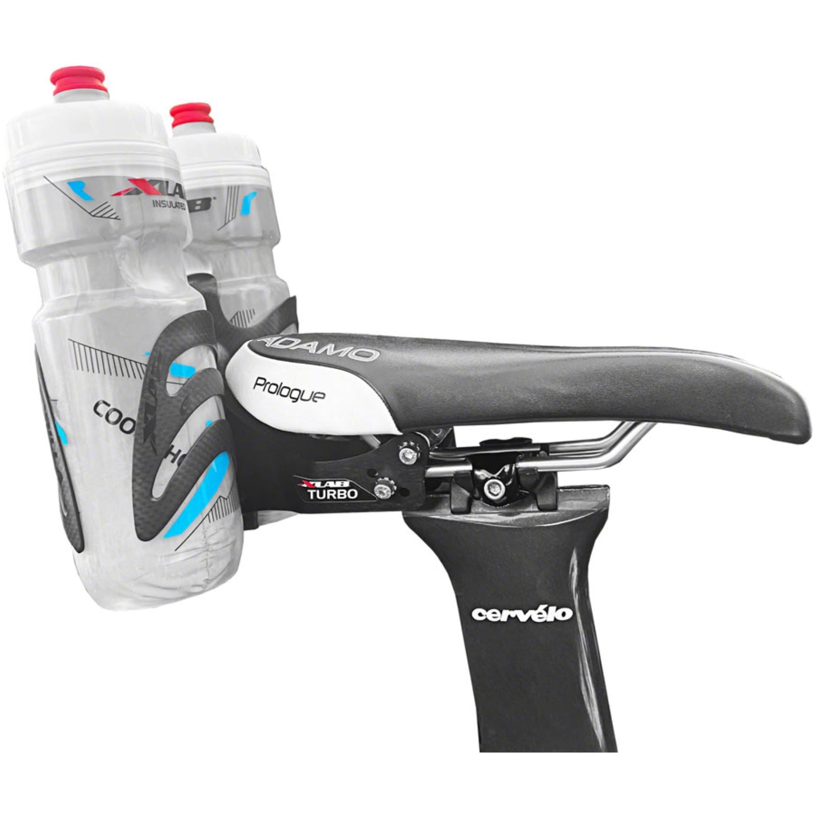 XLAB Turbo Wing with Gorilla Matte Cage Saddle Mounted Dual Water Bottle Carrier [MPN: 3037]_1437421