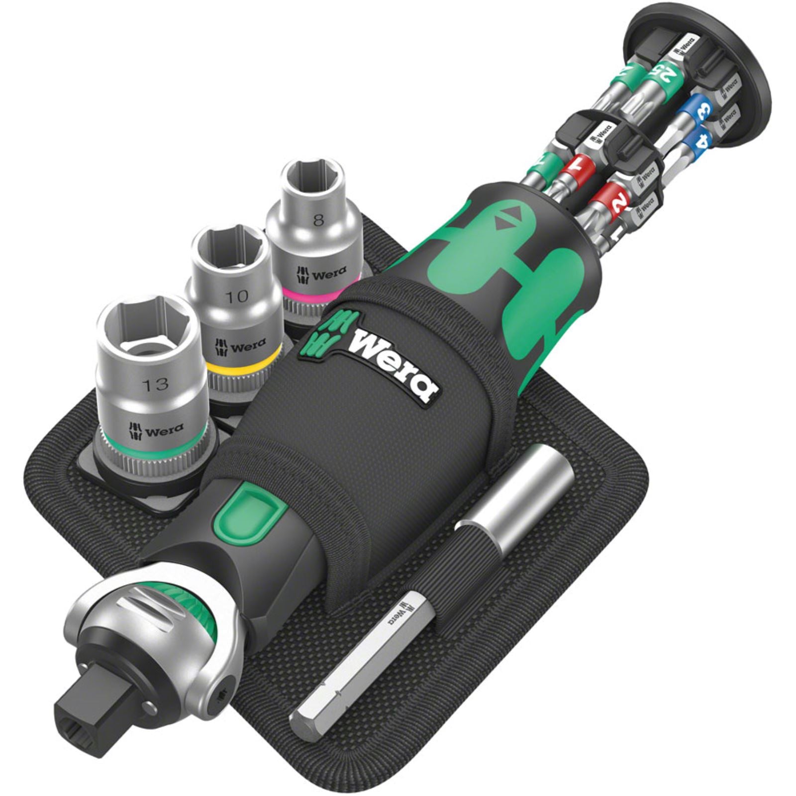 Wera 8009 Zyklop Ratchet Pocket Set 2, 18 pieces [MPN: 05004281001]_1435409