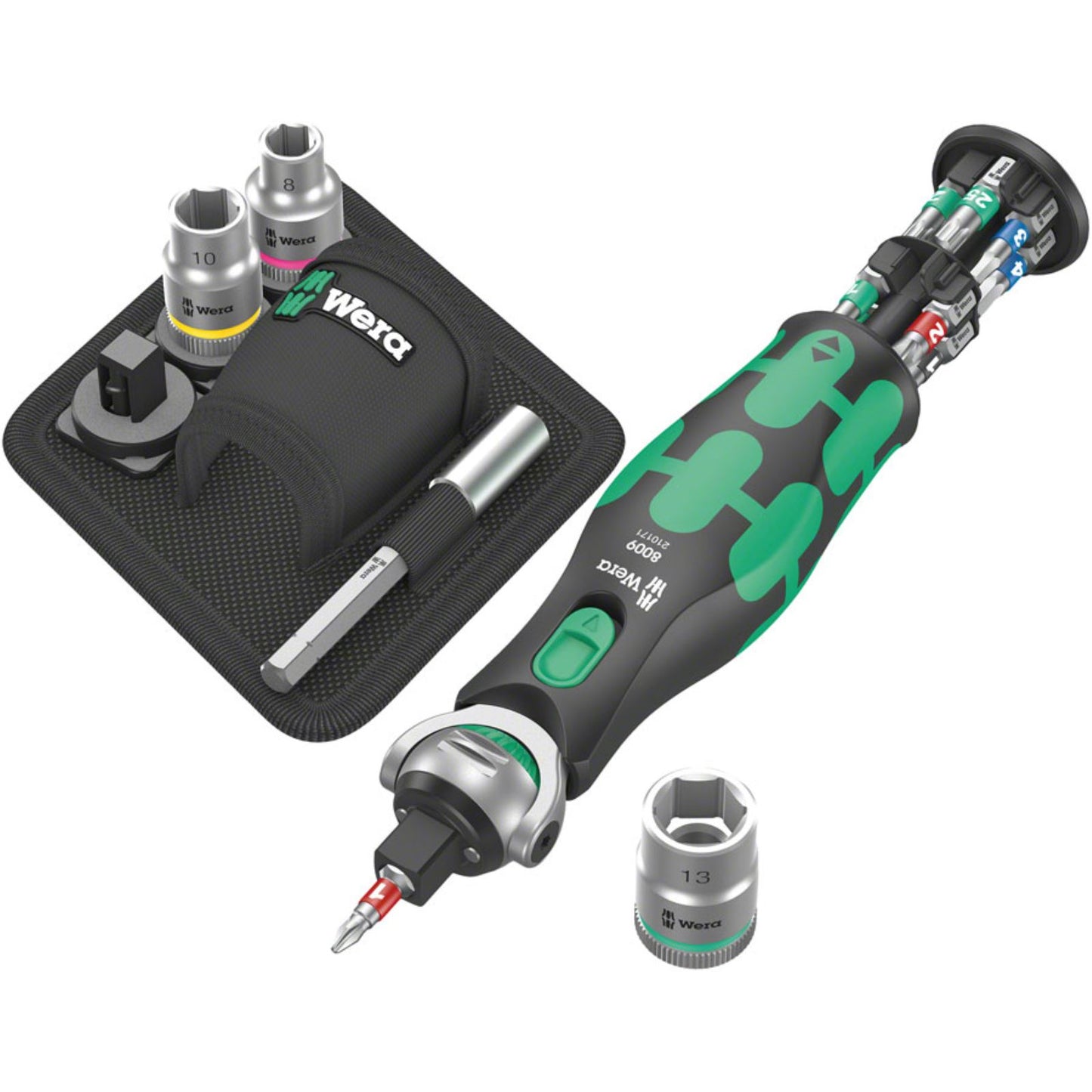 Wera 8009 Zyklop Ratchet Pocket Set 2, 18 pieces [MPN: 05004281001]_1435410