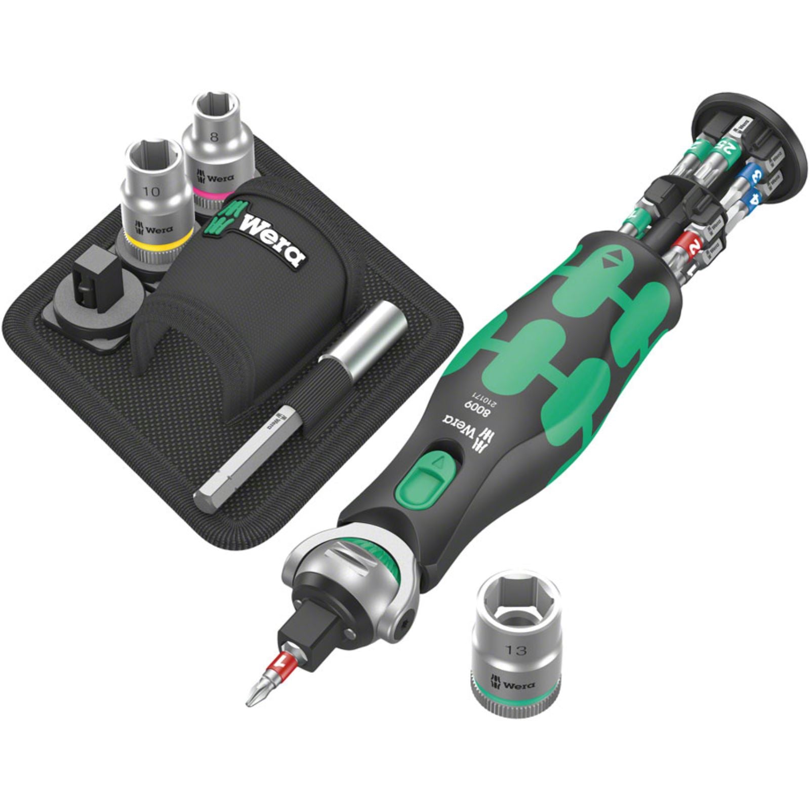 Wera 8009 Zyklop Ratchet Pocket Set 2, 18 pieces [MPN: 05004281001]_1435410