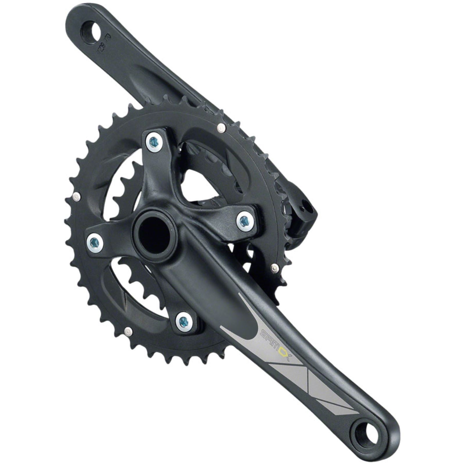 Samox Crankset - 175mm, 9-Speed, 36/22t, 104/64 BCD, Black [MPN: TAF26-231AA-BB0-175]_1415840