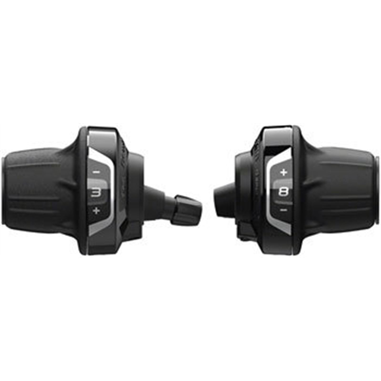 Shimano Revoshift Twist Shifter Set - 3x8 Speed - Tourney SL-RV400  [MPN: ESLRV400P8FA]_1405893