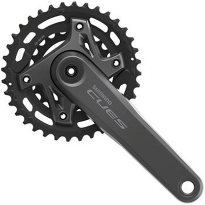 Shimano Crankset - 175mm - 9/10/11-Speed - Black - CUES FC-U6000-2B [MPN: EFCU60002BEX62]_1403450