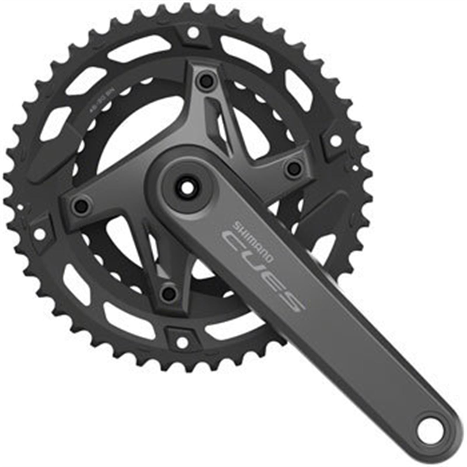 Shimano Crankset - 170mm - 9/10-Speed - 110 BCD - Black - CUES FC-U6000-2 [MPN: EFCU60002CX60X]_1403448