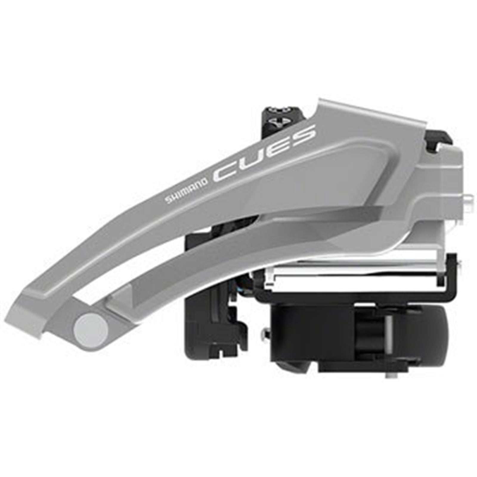 Shimano Front Derailleur - 9-Speed - Double - Top-Swing - Black/Silver [MPN: EFDU4010LX3]_1403588
