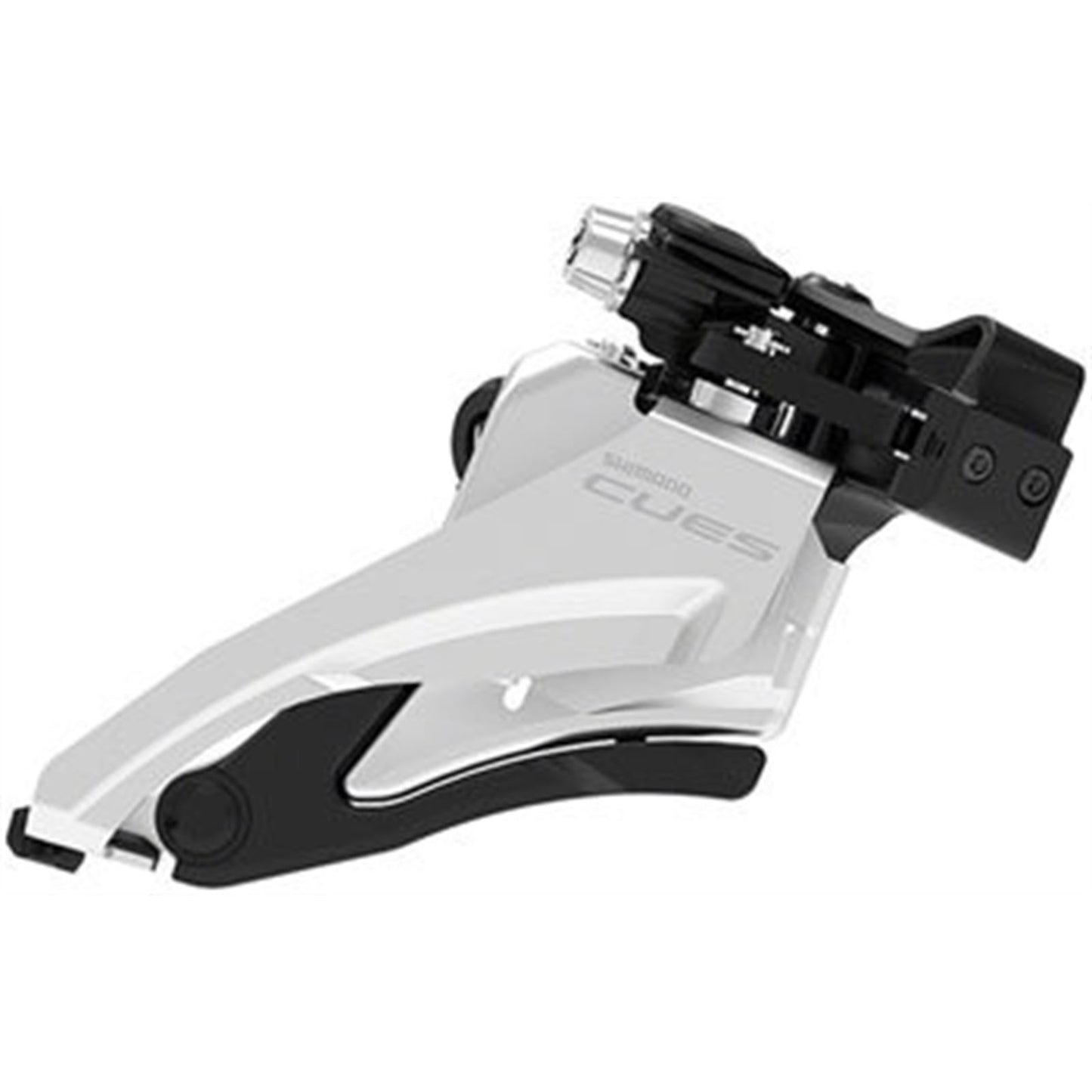 Shimano Front Derailleur - 9/10-Speed - Double - Side Swing - Black/Silver [MPN: EFDU4000MX4]_1403587