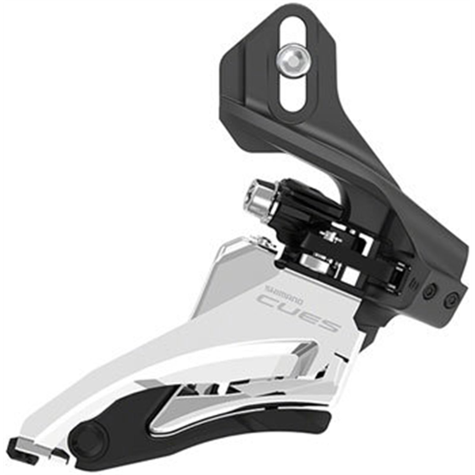 Shimano Front Derailleur - 10/11-Speed - Double - Side Swing - Black/Silver [MPN: EFDU6000D4]_1403589