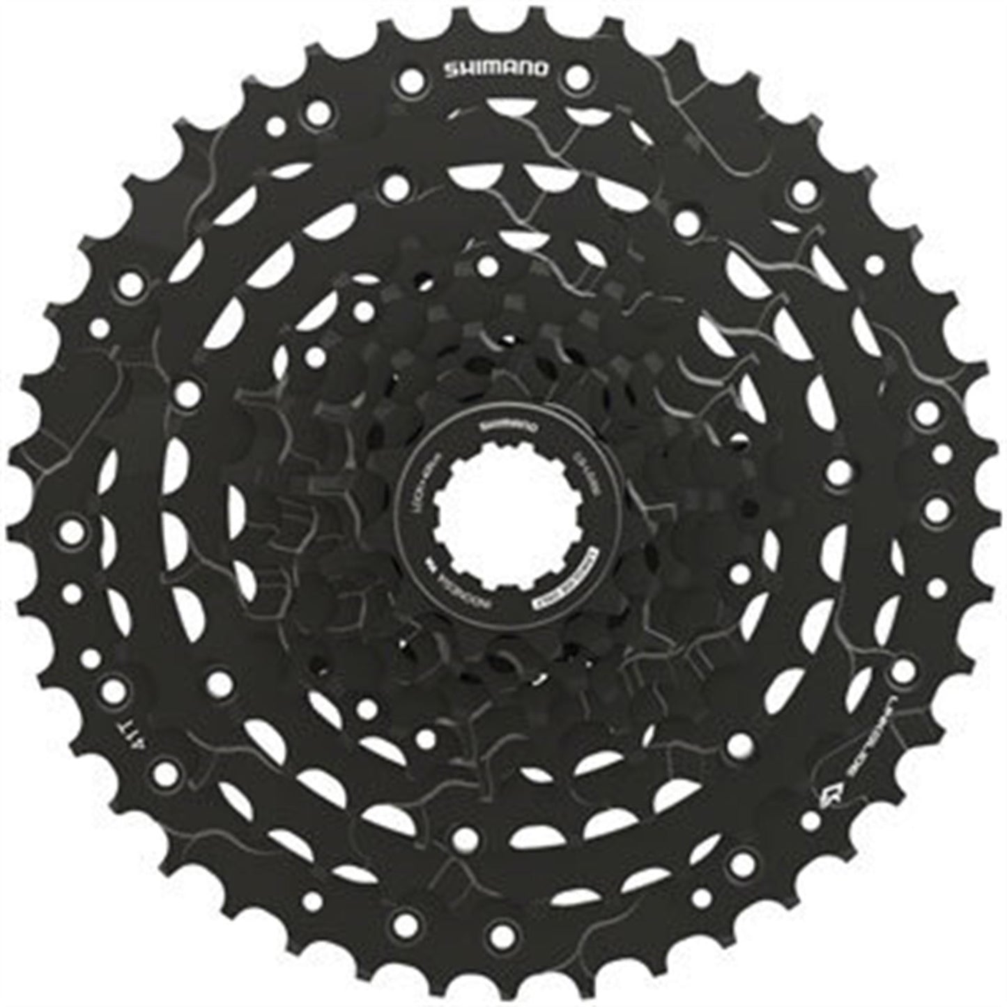 Shimano Cassette - 9-Speed - 11-41t - Linkglide - Black [MPN: ECSLG3009141]_1403611