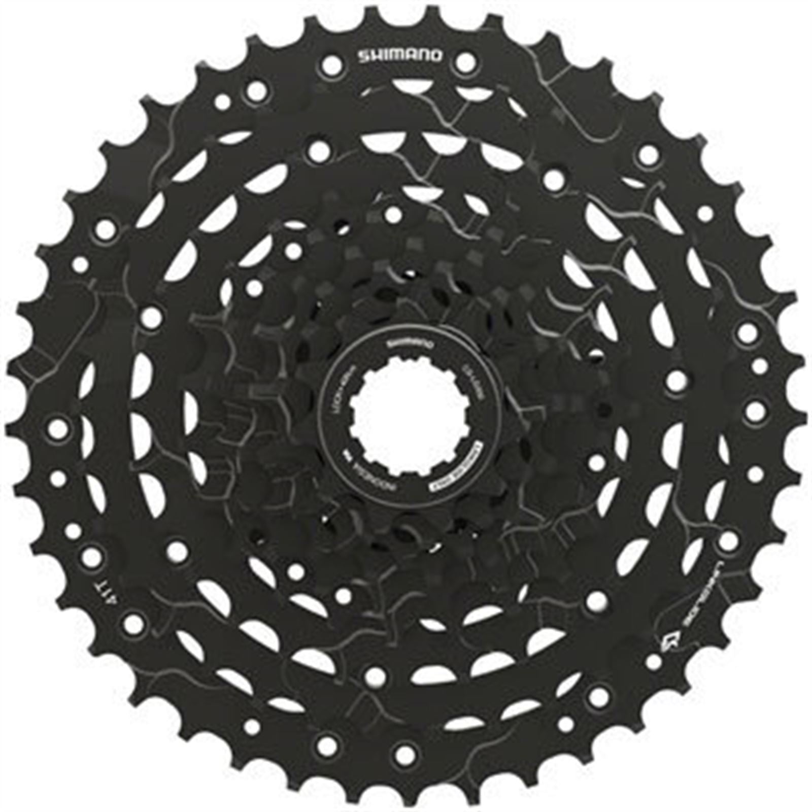 Shimano Cassette - 9-Speed - 11-41t - Linkglide - Black [MPN: ECSLG3009141]_1403611
