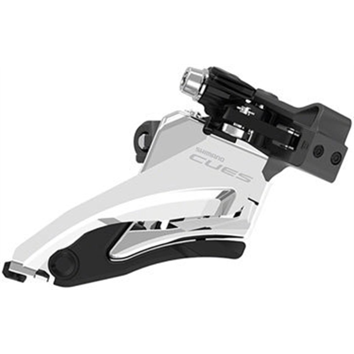 Shimano Front Derailleur - 10/11-Speed - Double - Side Swing - Black/Silver [MPN: EFDU6000MX4]_1403591