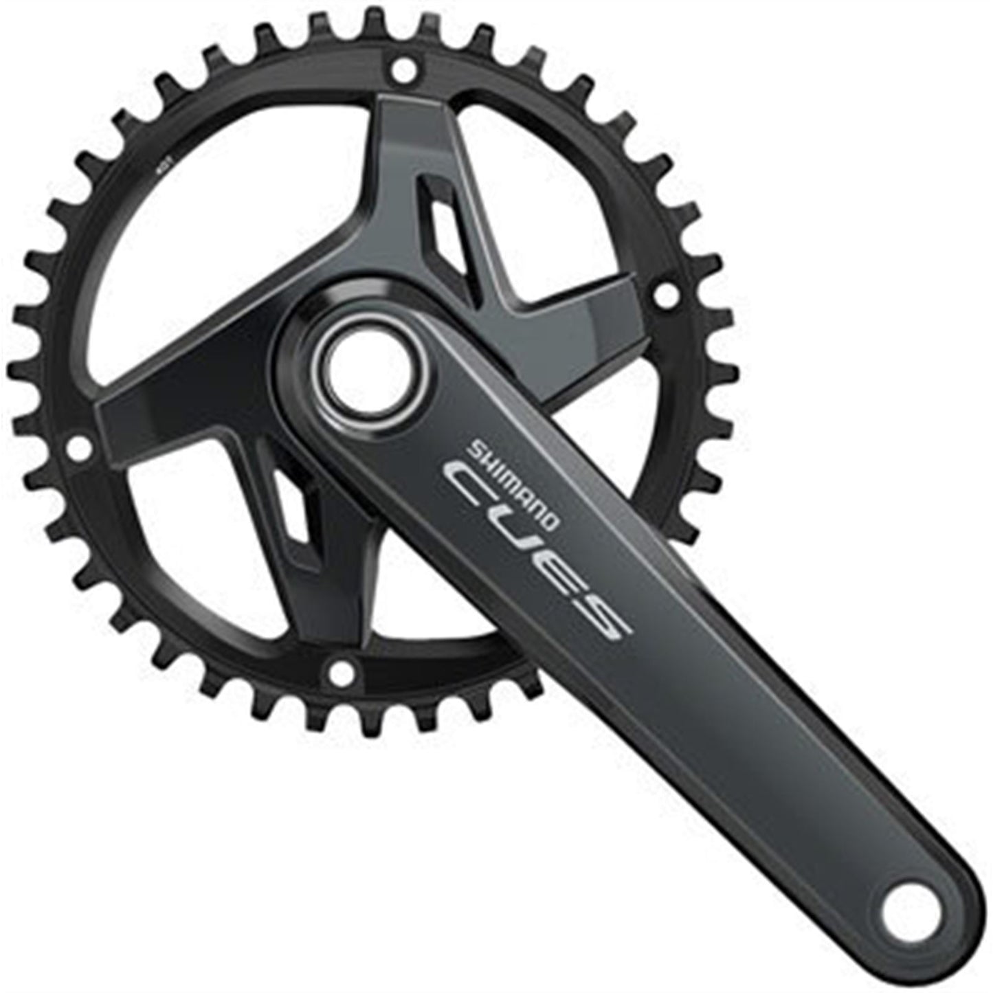Shimano Crankset - 175mm - 9/10/11-Speed - 40t - Black - CUES FC-U8000-1 [MPN: EFCU80001EXB0X]_1403466