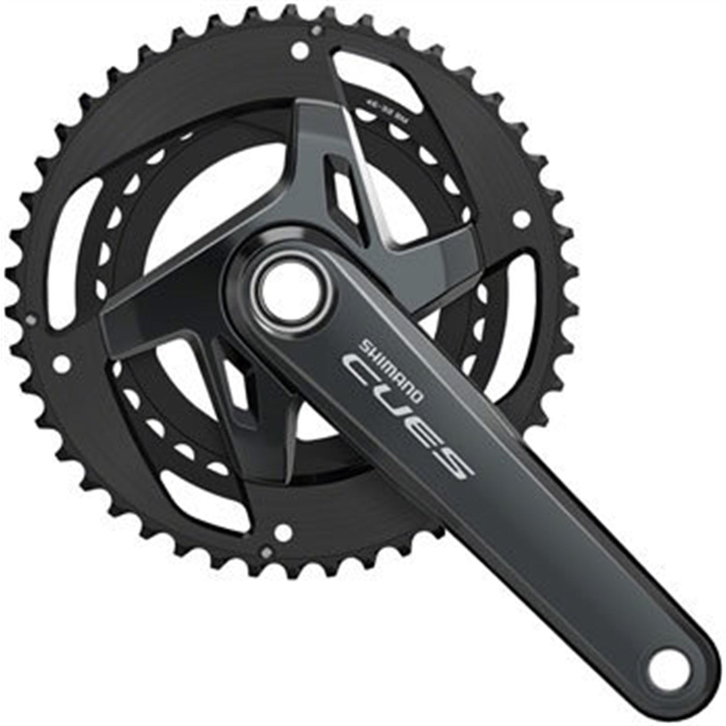 Shimano Crankset - 170mm - 11-Speed - 110 BCD - Black - CUES FC-U8000-2 [MPN: EFCU80002CX62X]_1403478