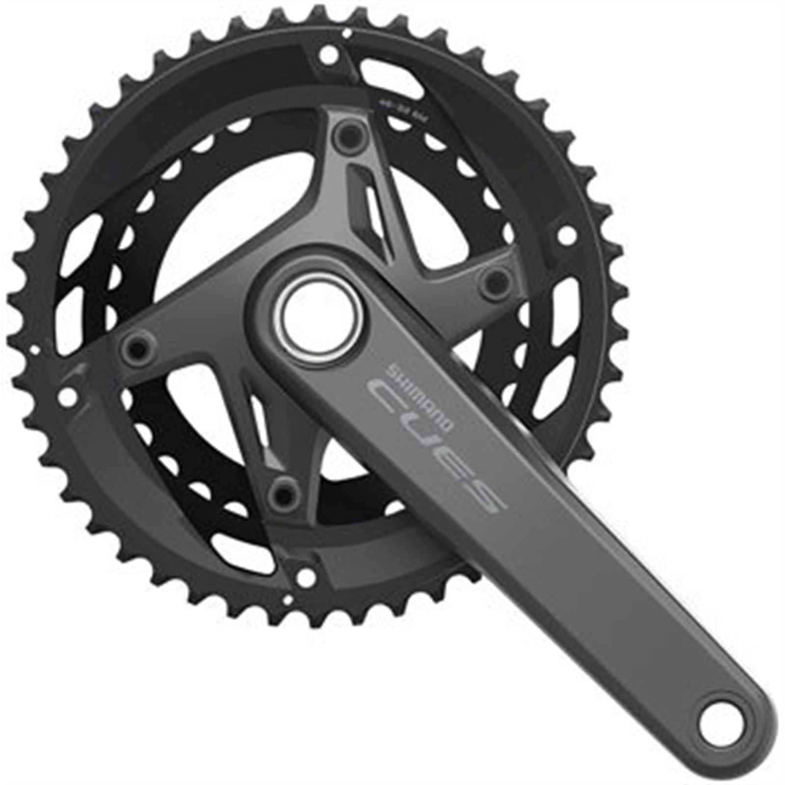Shimano Crankset - 175mm - 11-Speed - 110 BCD - Black - CUES FC-U6010-2 [MPN: EFCU60102EX62X]_1403462