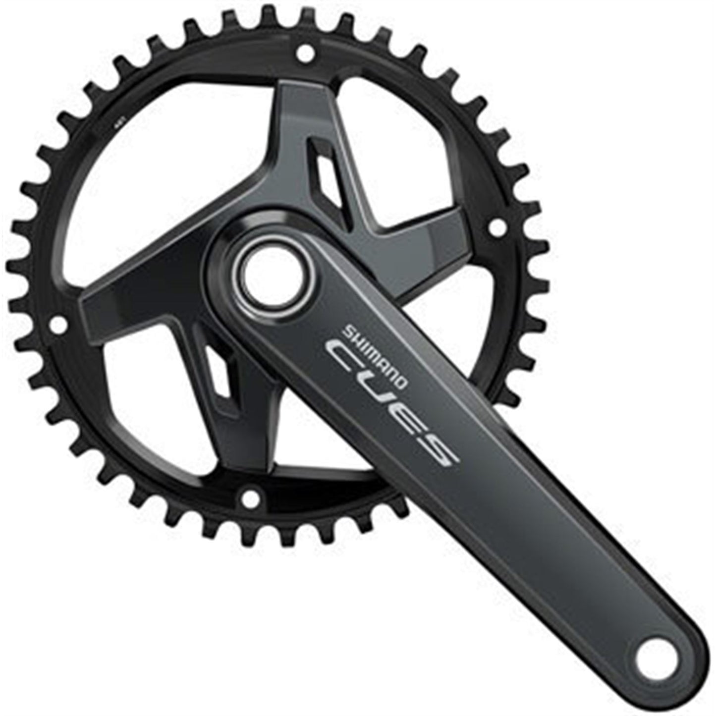 Shimano Crankset - 170mm - 9/10/11-Speed - 42t - Black - CUES FC-U8000-1  [MPN: EFCU80001CXB2X]_1403459