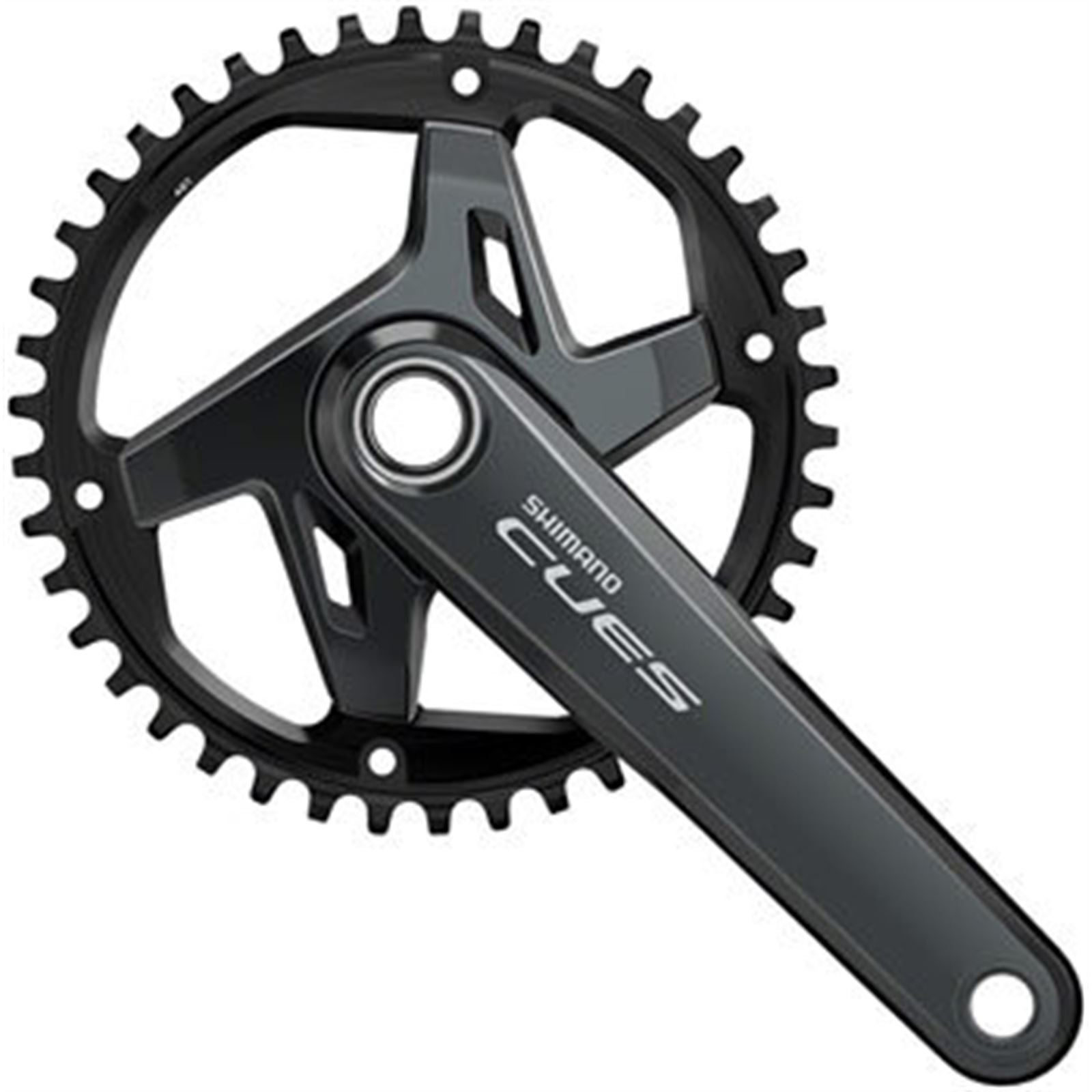 Shimano Crankset - 170mm - 9/10/11-Speed - 42t - Black - CUES FC-U8000-1  [MPN: EFCU80001CXB2X]_1403459