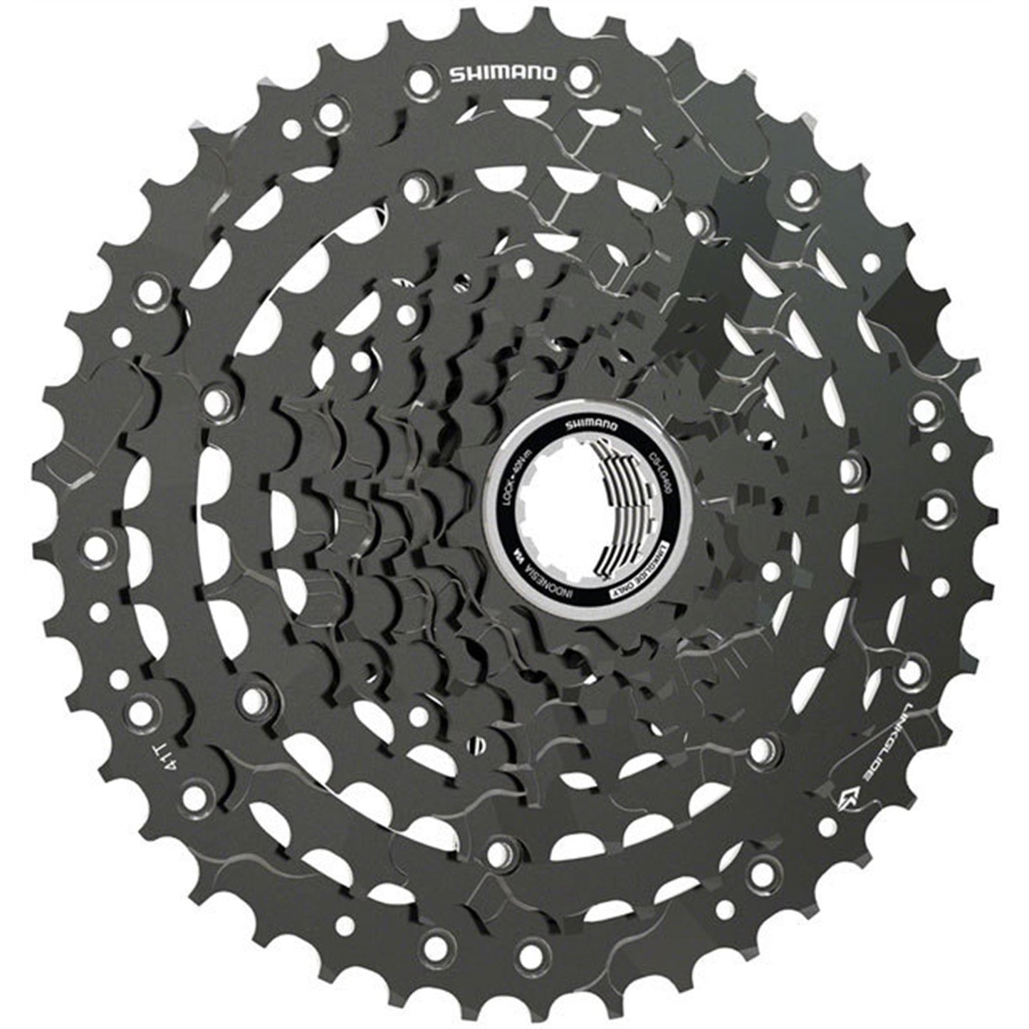 Shimano Cassette - 9-Speed - 11-41t - Linkglide - Black [MPN: ECSLG4009141]_1403626