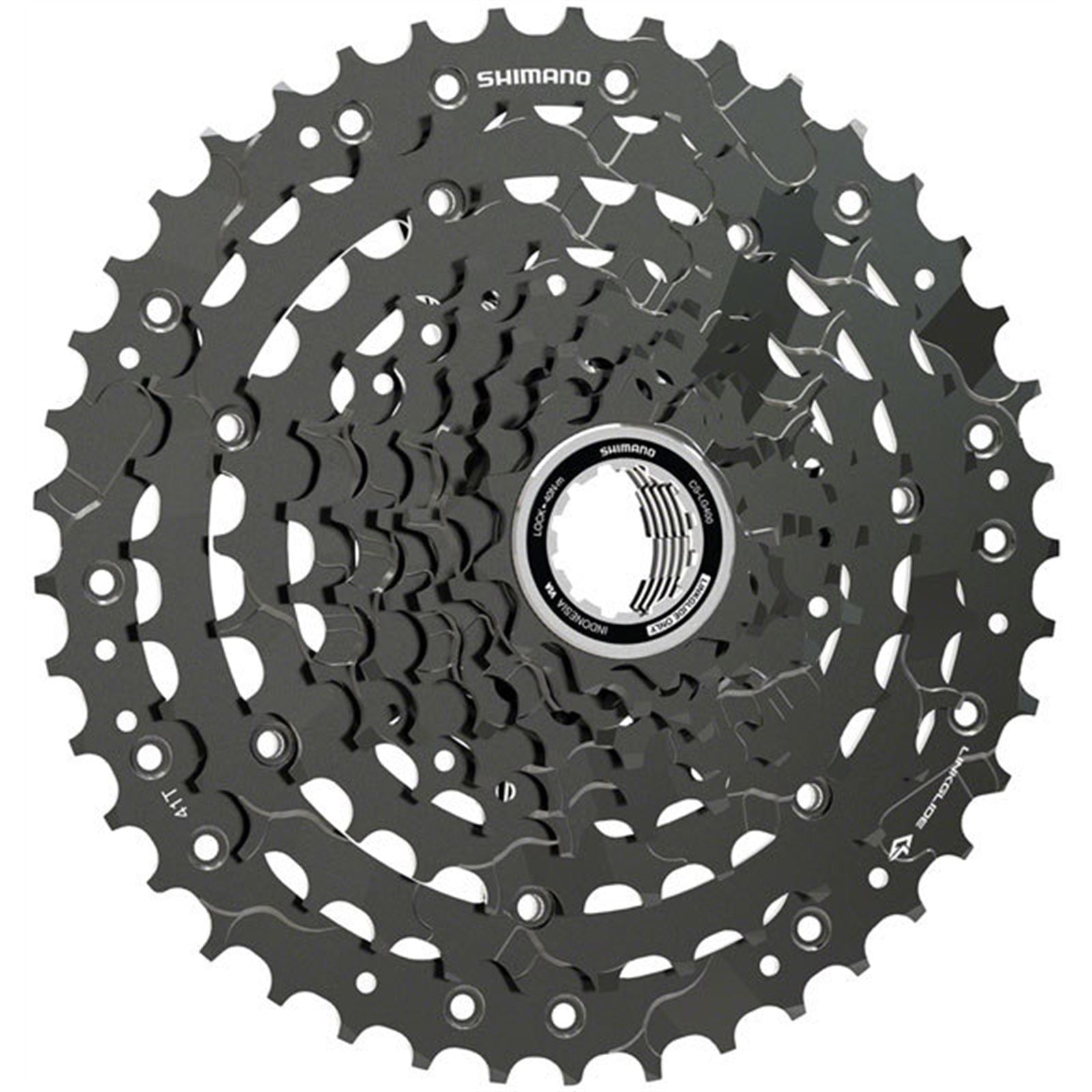 Shimano Cassette - 9-Speed - 11-41t - Linkglide - Black [MPN: ECSLG4009141]_1403626