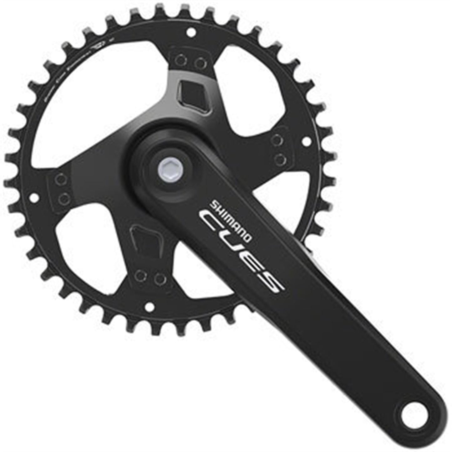 Shimano Crankset - 170mm - 9/10/11-Speed - 40t - Black - CUES FC-U4000-1  [MPN: EFCU40001CB0X]_1403435