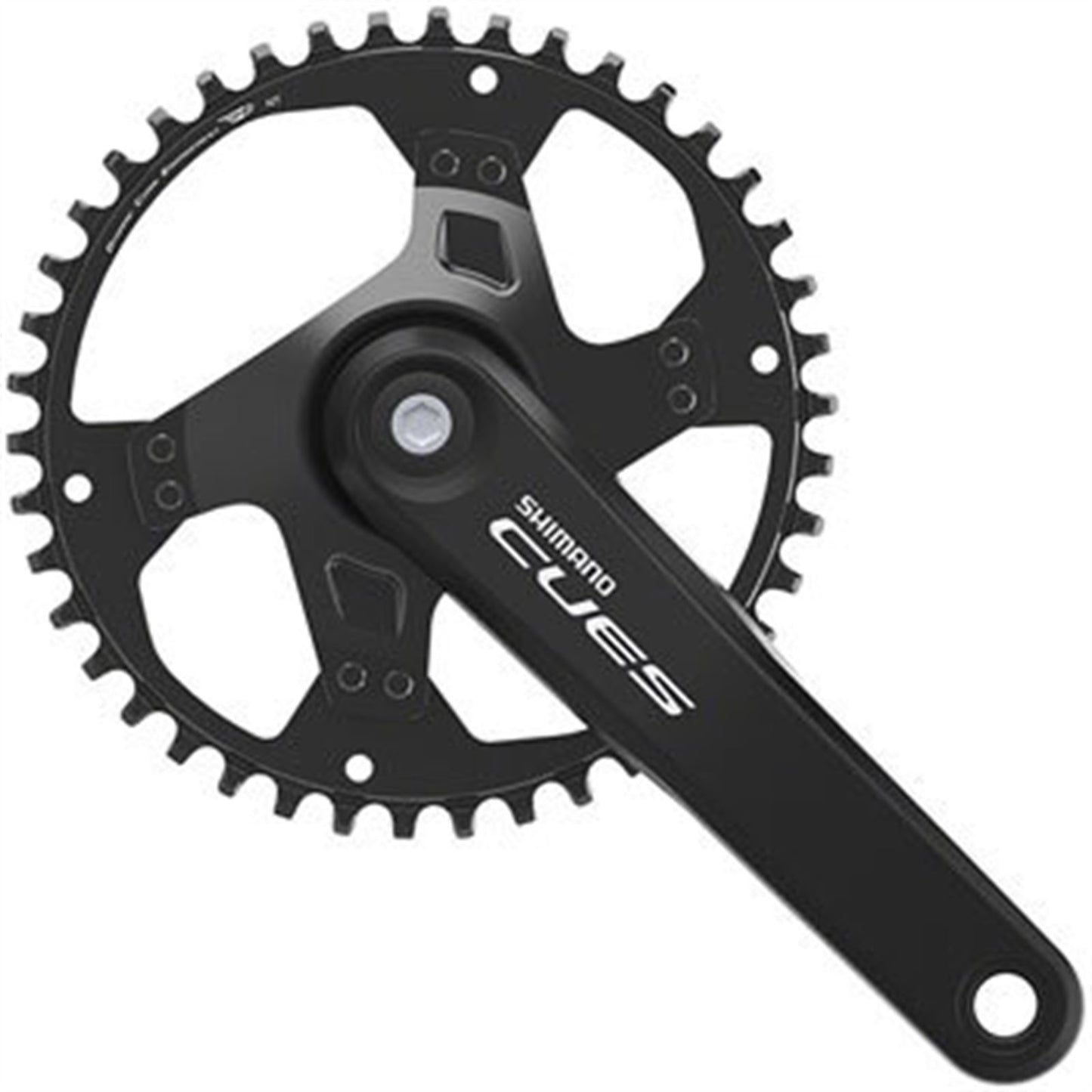 Shimano Crankset - 170mm - 9/10/11-Speed - 42t - Black - CUES FC-U4000-1  [MPN: EFCU40001CB2X]_1403436