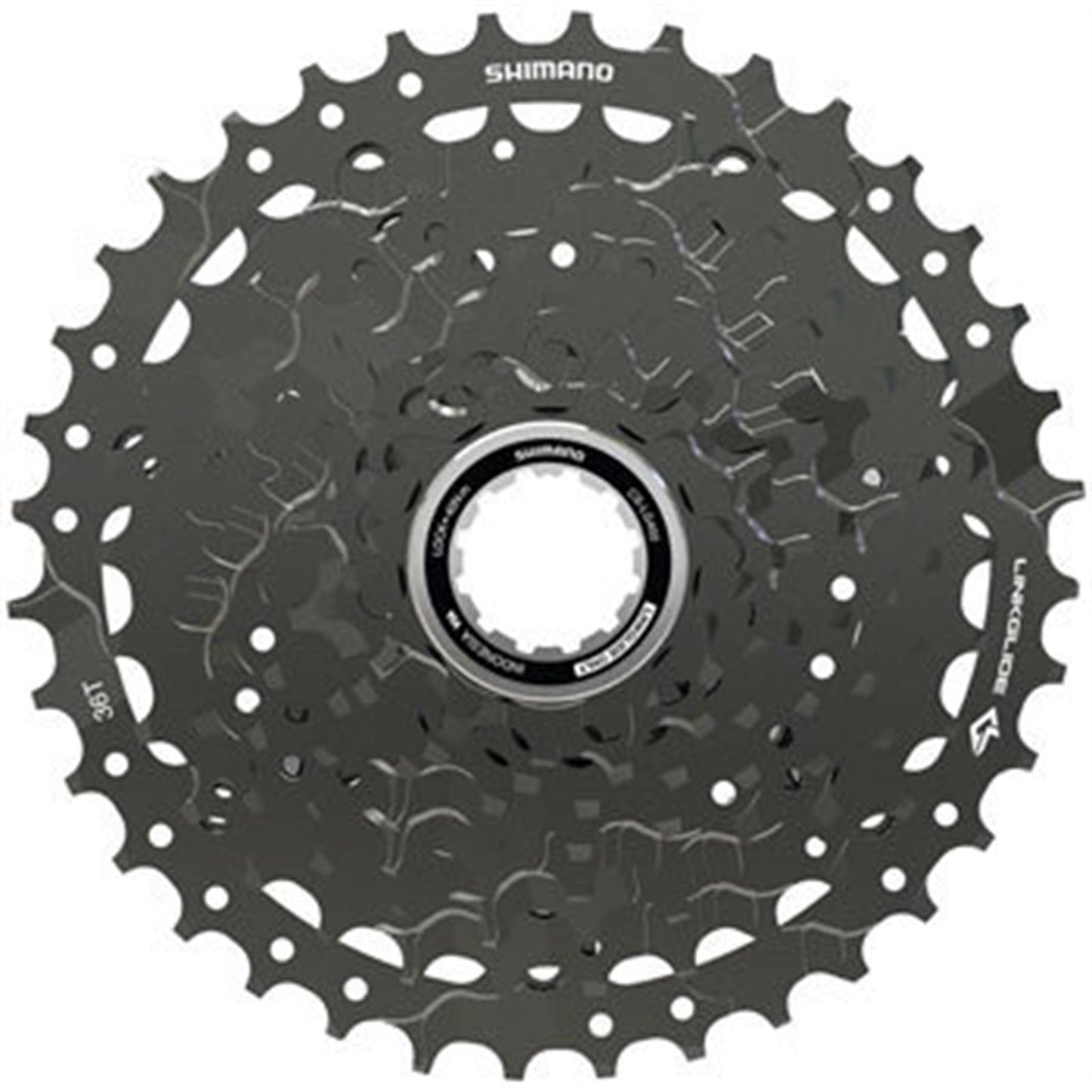 Shimano Cassette - 9-Speed - 11-36t - Linkglide - Black [MPN: ECSLG4009136]_1403630